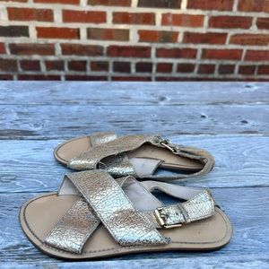 Crewcuts gold sandal